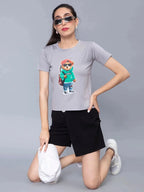Rockstar Bear Print T-Shirt