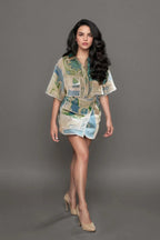 Tropical Printed Two Piece Set