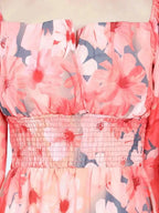 Floral Tier Maxi Dress