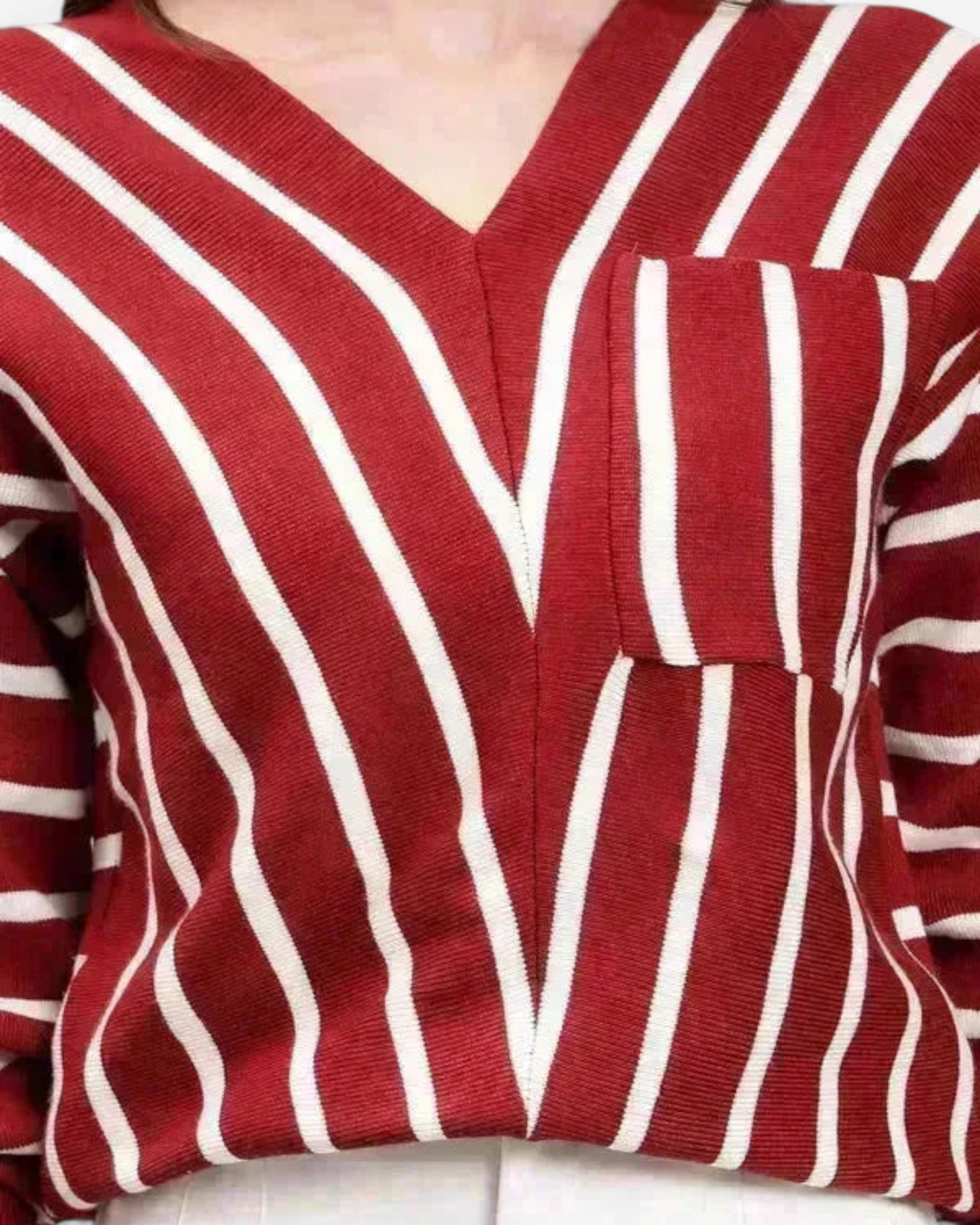 Striped Knitted Pullover