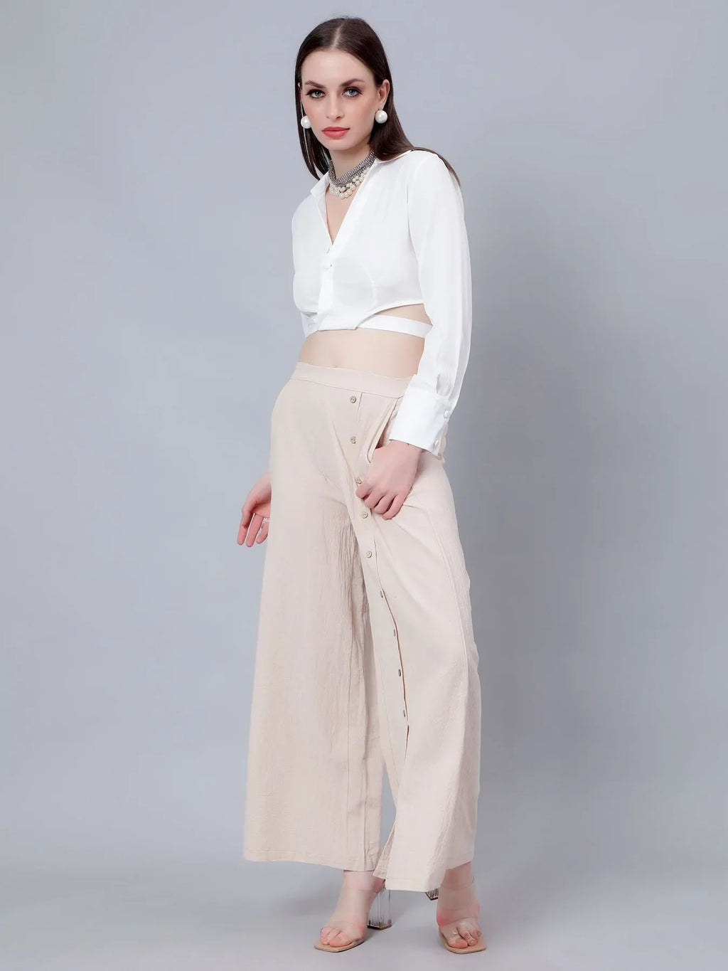 Classic Blouse & Culottes Set