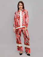 Chain Print Two-Piece Set