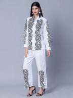 Elegant Printed Two-Piece Set