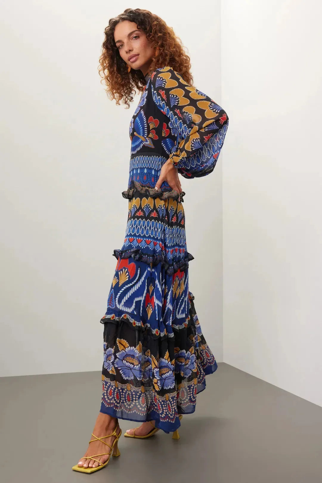 Floral Printed Maxi Dress