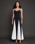 Colorblock Maxi Slip Dress