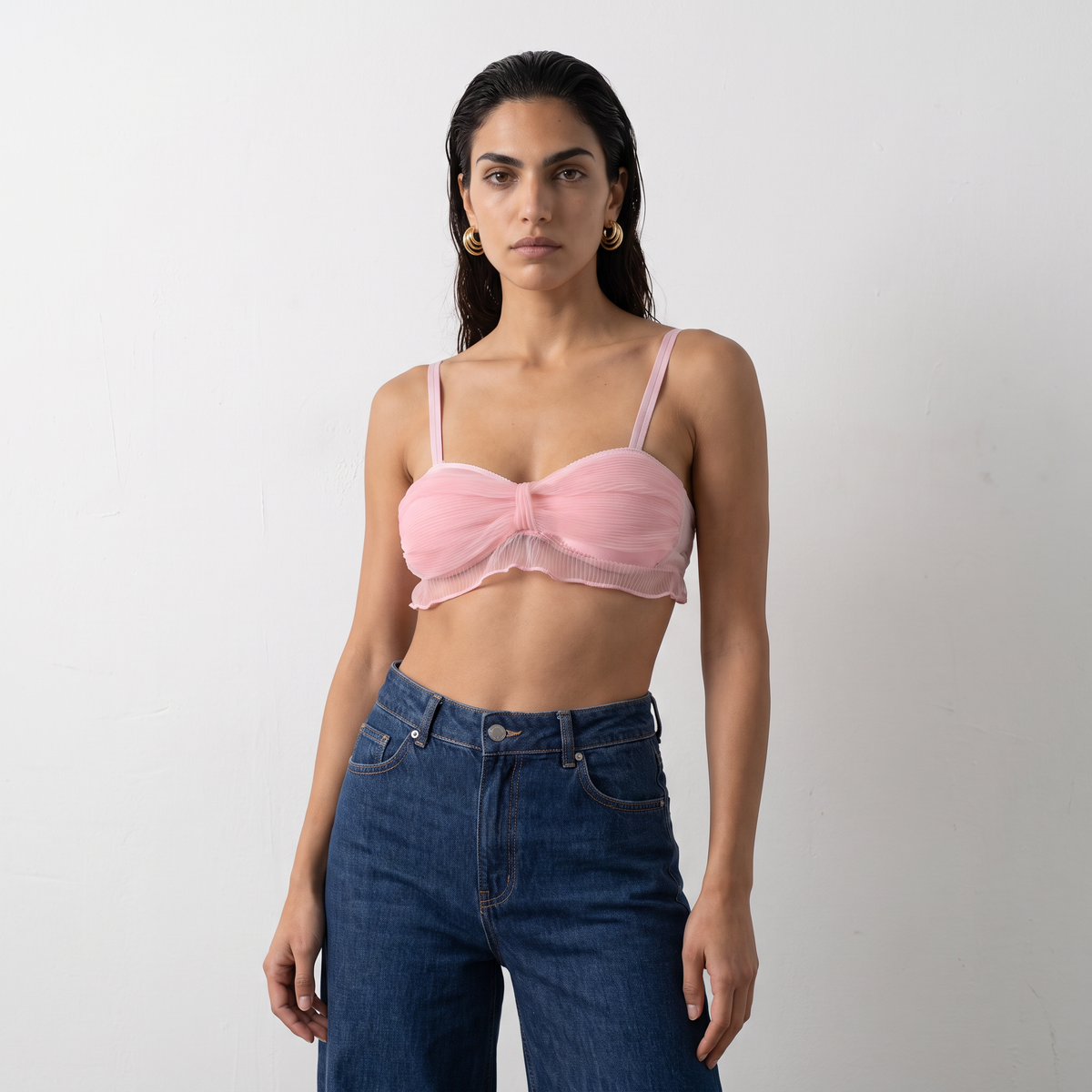 Pearl Mesh Bra