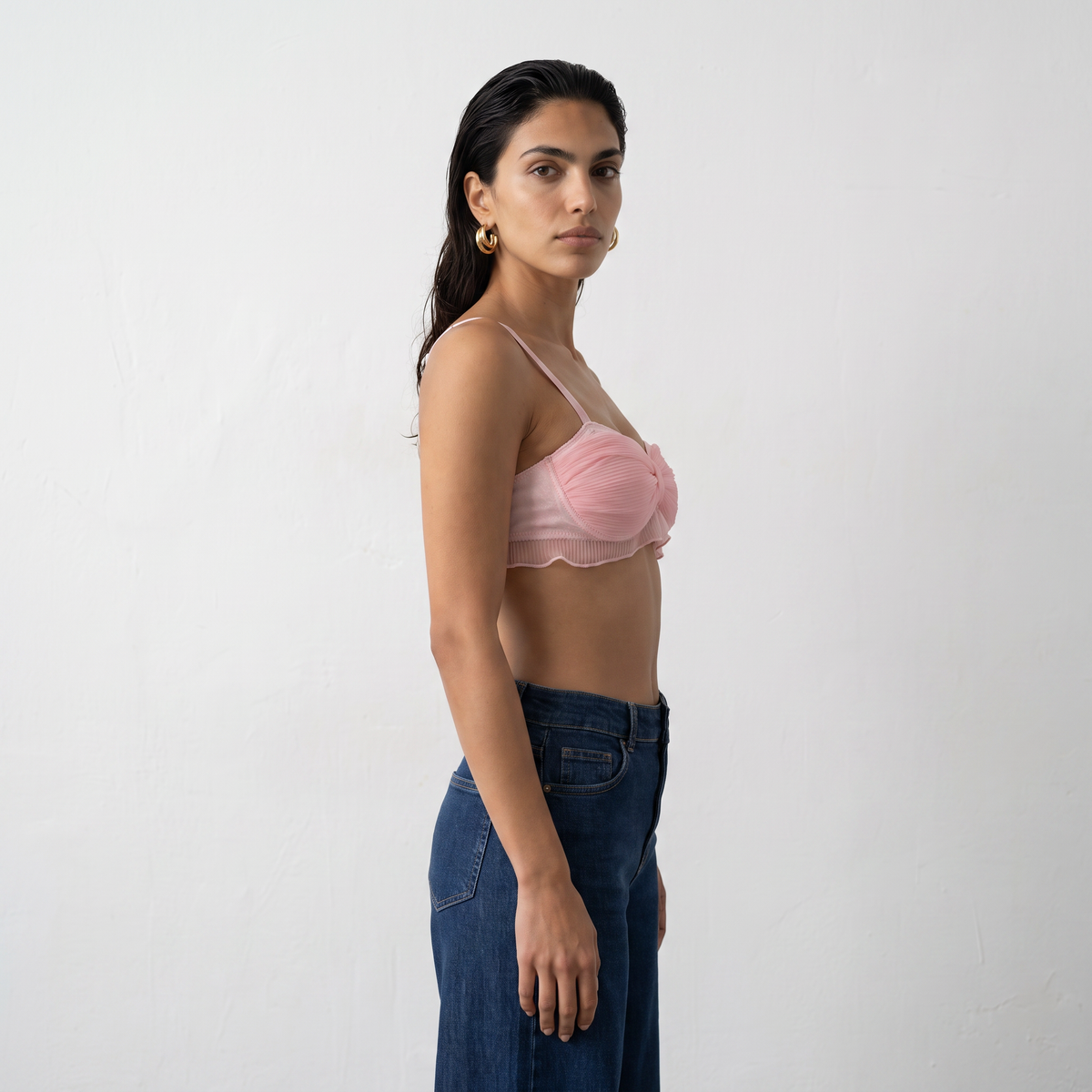 Pearl Mesh Bra