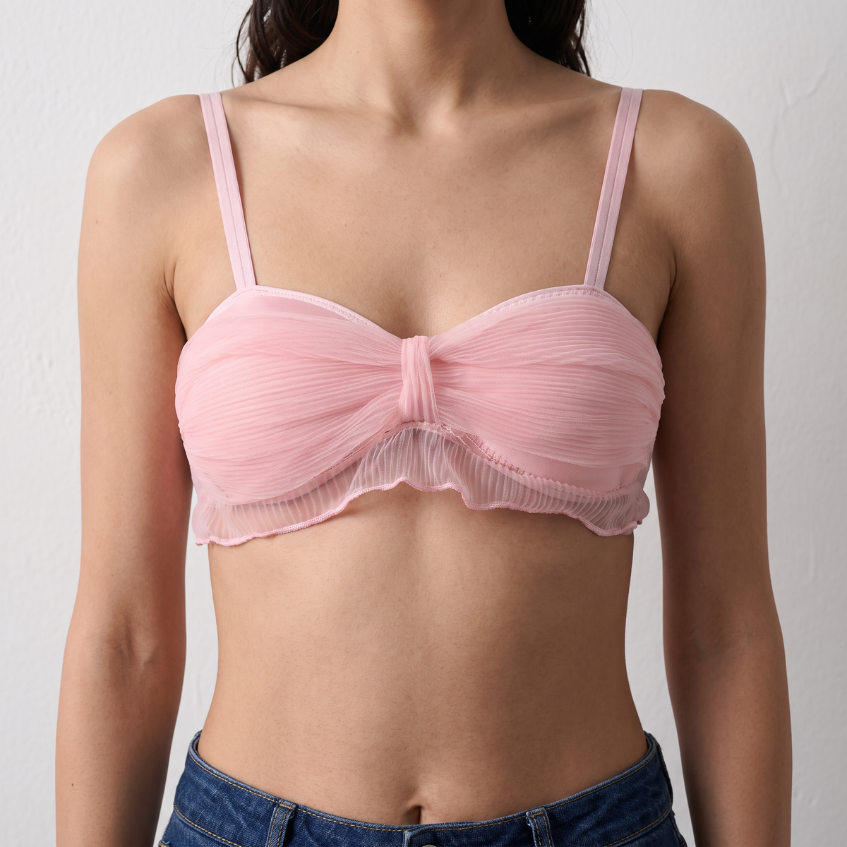 Pearl Mesh Bra