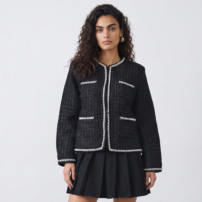 Noir Tweed Jacket