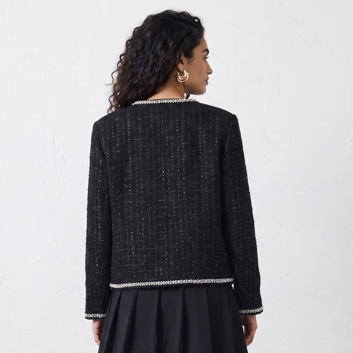 Noir Tweed Jacket
