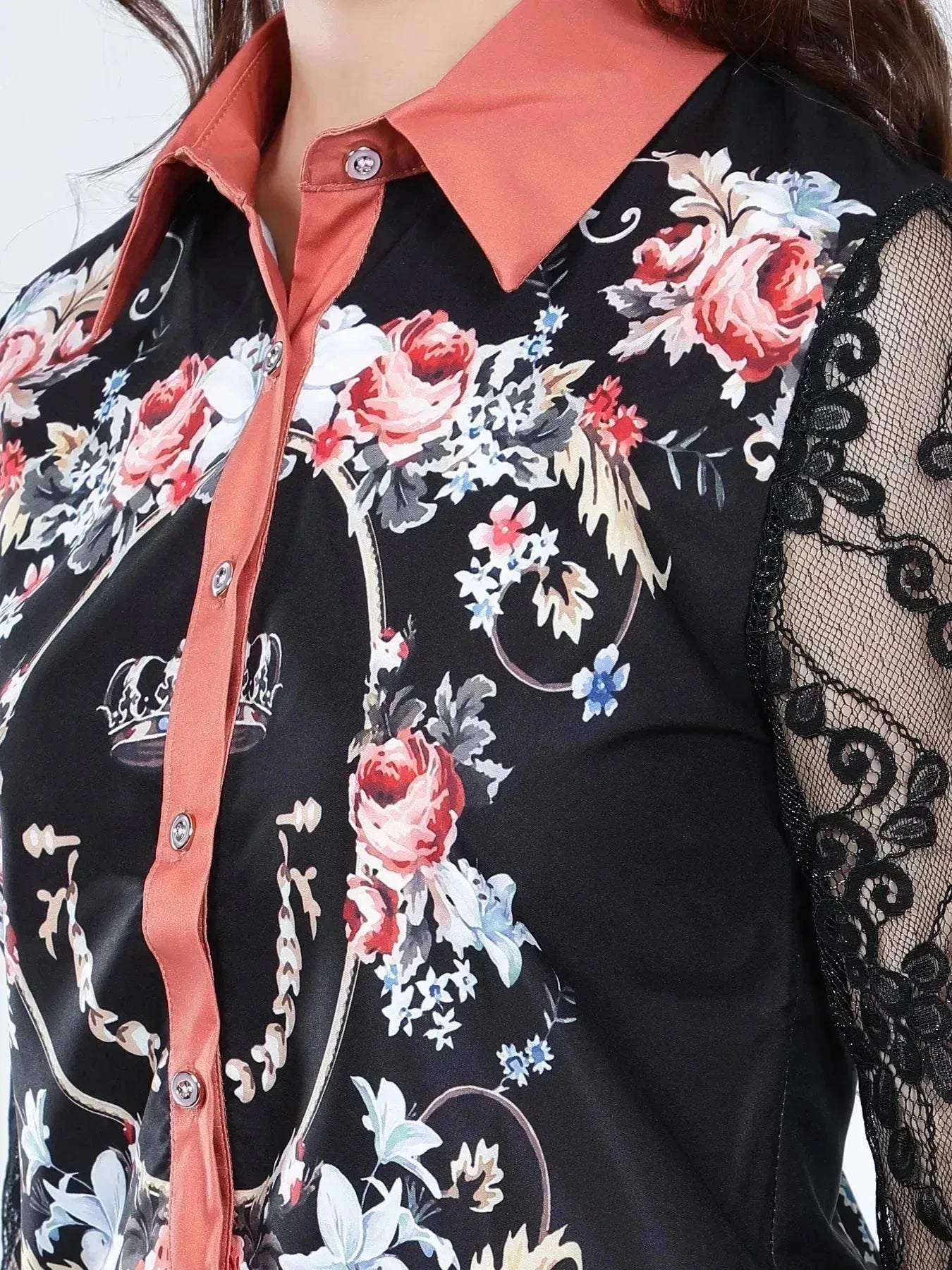 Vintage Floral Two-Piece Set