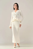 Ruffle Grace Knit Co-ord Set