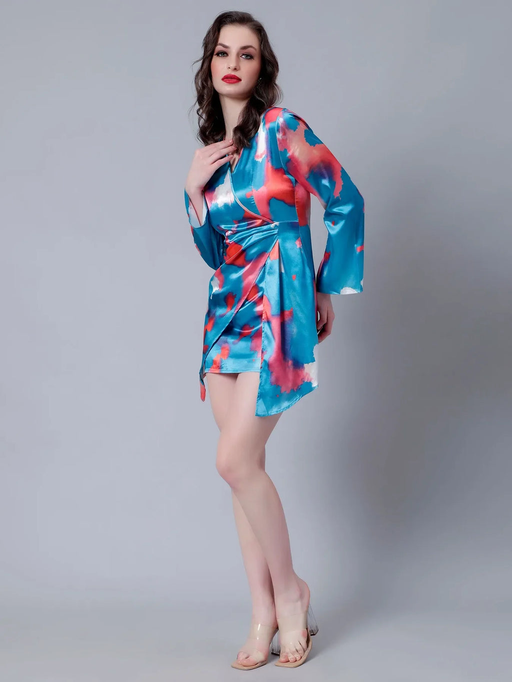 Hot Splash Satin Dress