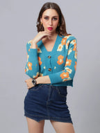 Floral Cardigan Two Piece Set