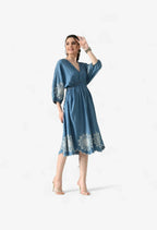Blue Bloom Dress