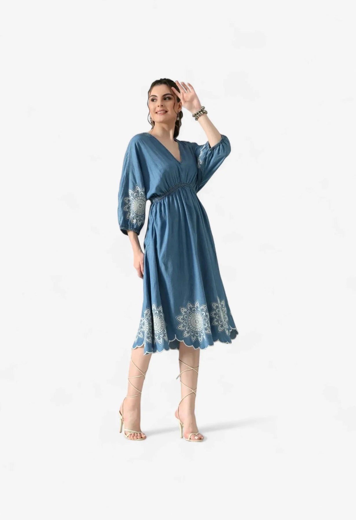 Blue Bloom Dress