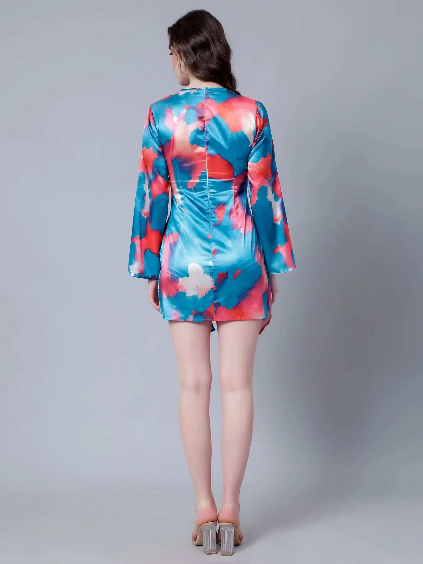 Hot Splash Satin Dress