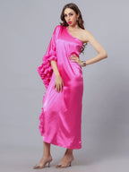 Ruffled Slip Dress