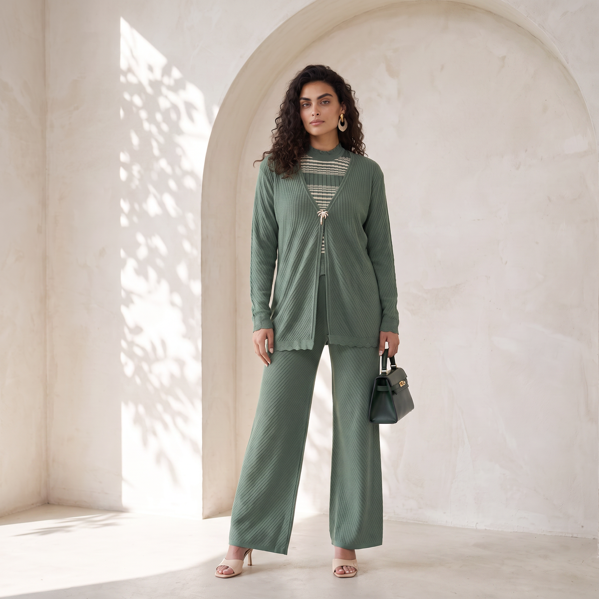 Chic Knit Three Piece Set