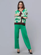 Knitted Cardigan Pant Two-Piece Set