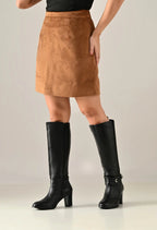 Salnor Suede Mini skirt