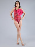 3D Flower Detailed Monokini
