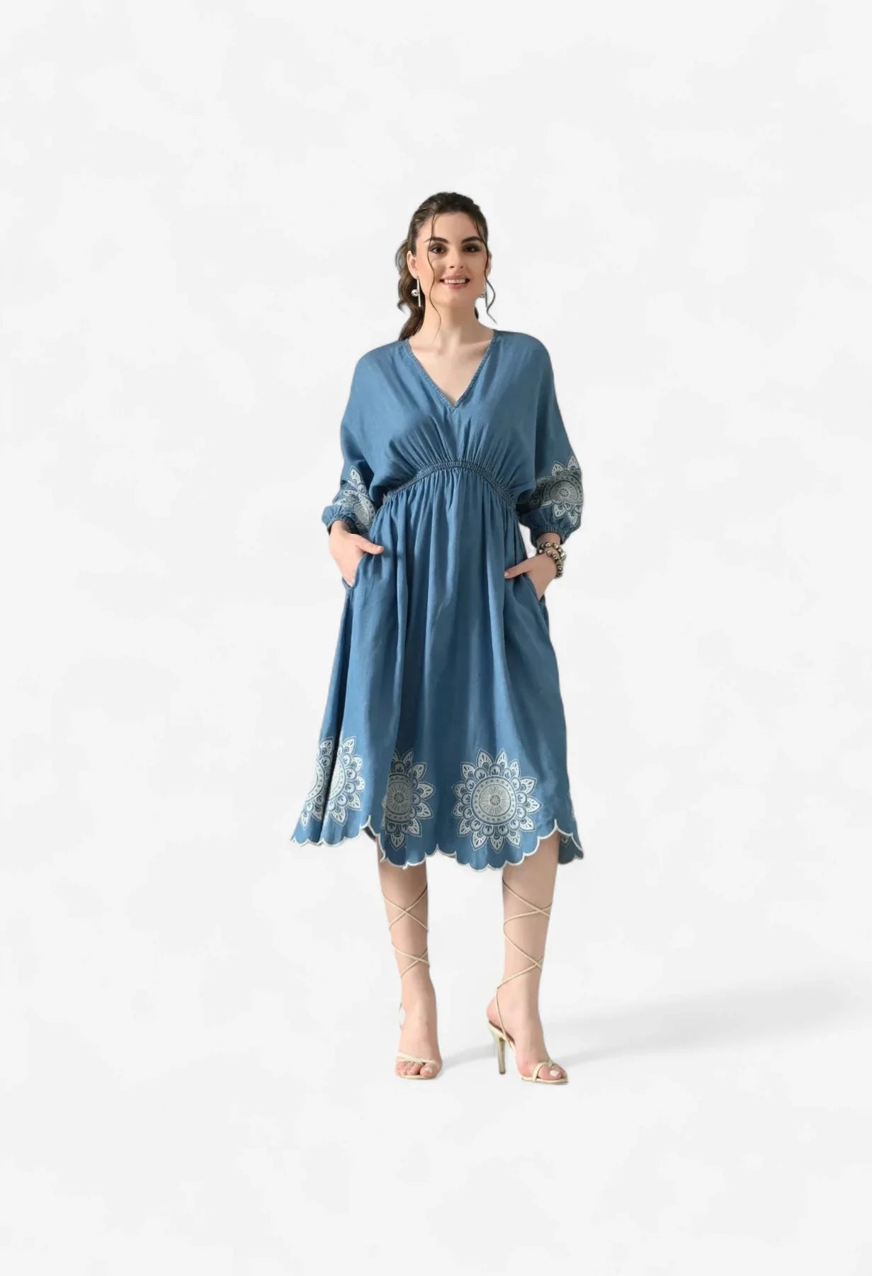 Blue Bloom Dress