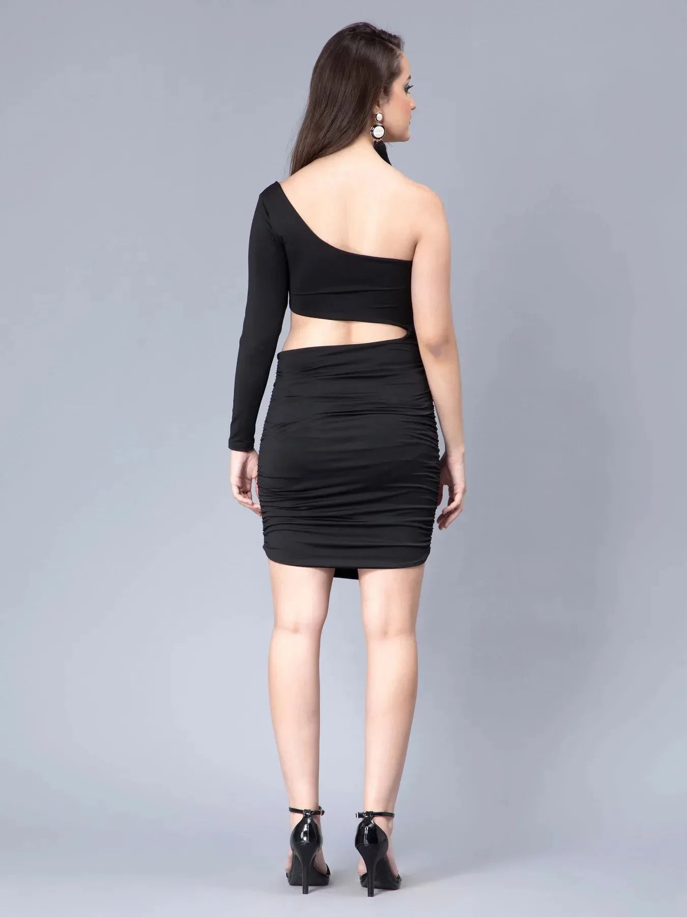 Sexy Hollow Out Short Dress