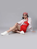 Halter Bodycon Dress With Shirt