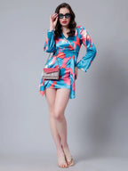 Hot Splash Satin Dress