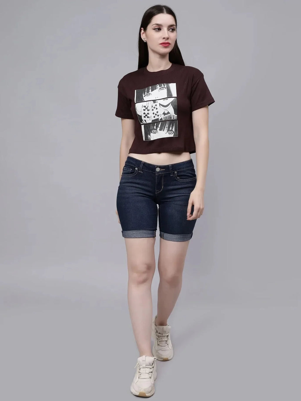 Naruto Anime Eye Printed T-Shirt