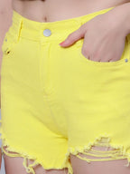 Hot Ripped Denim Shorts