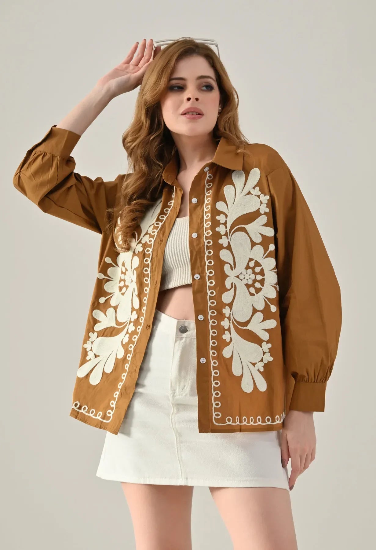 Threadwork Embroidered Shirt