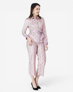Chain Print Two-Piece Set