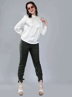 Mandarin Collar Blouse
