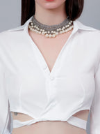 Classic Blouse & Culottes Set