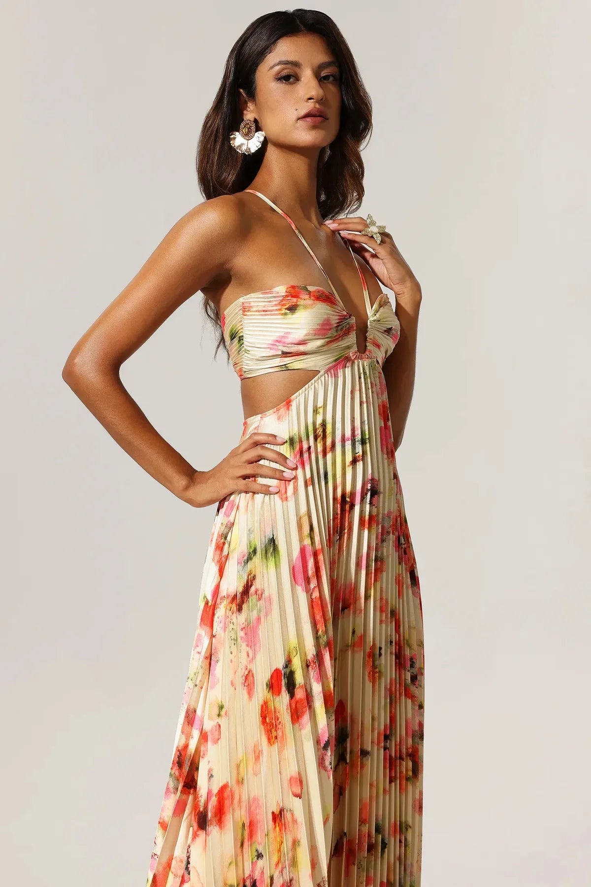 Hollow Out Maxi Dress