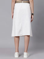 Classic Cotton Midi Skirt
