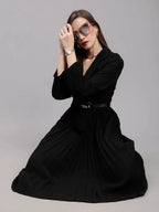 Blazer Pleated Dress
