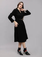 Blazer Pleated Dress