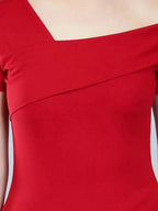 Asymmetric Neck T-Shirt