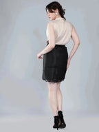Wrap Front Sleeveless Blouse