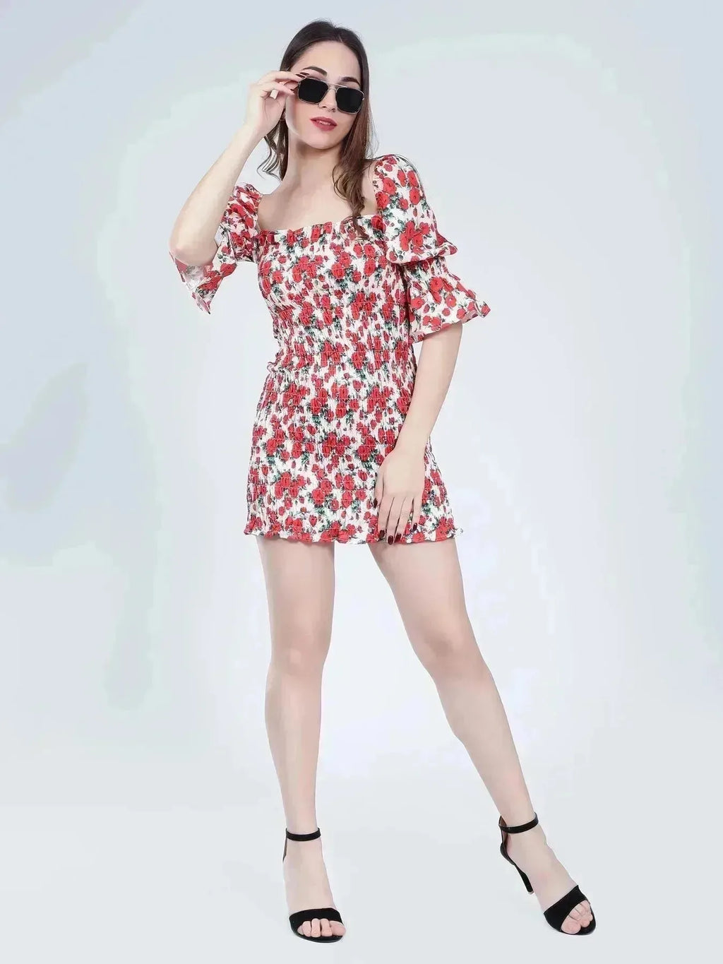 Floral Fitted Dress