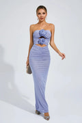 Cut-Out Tube Maxi Dress