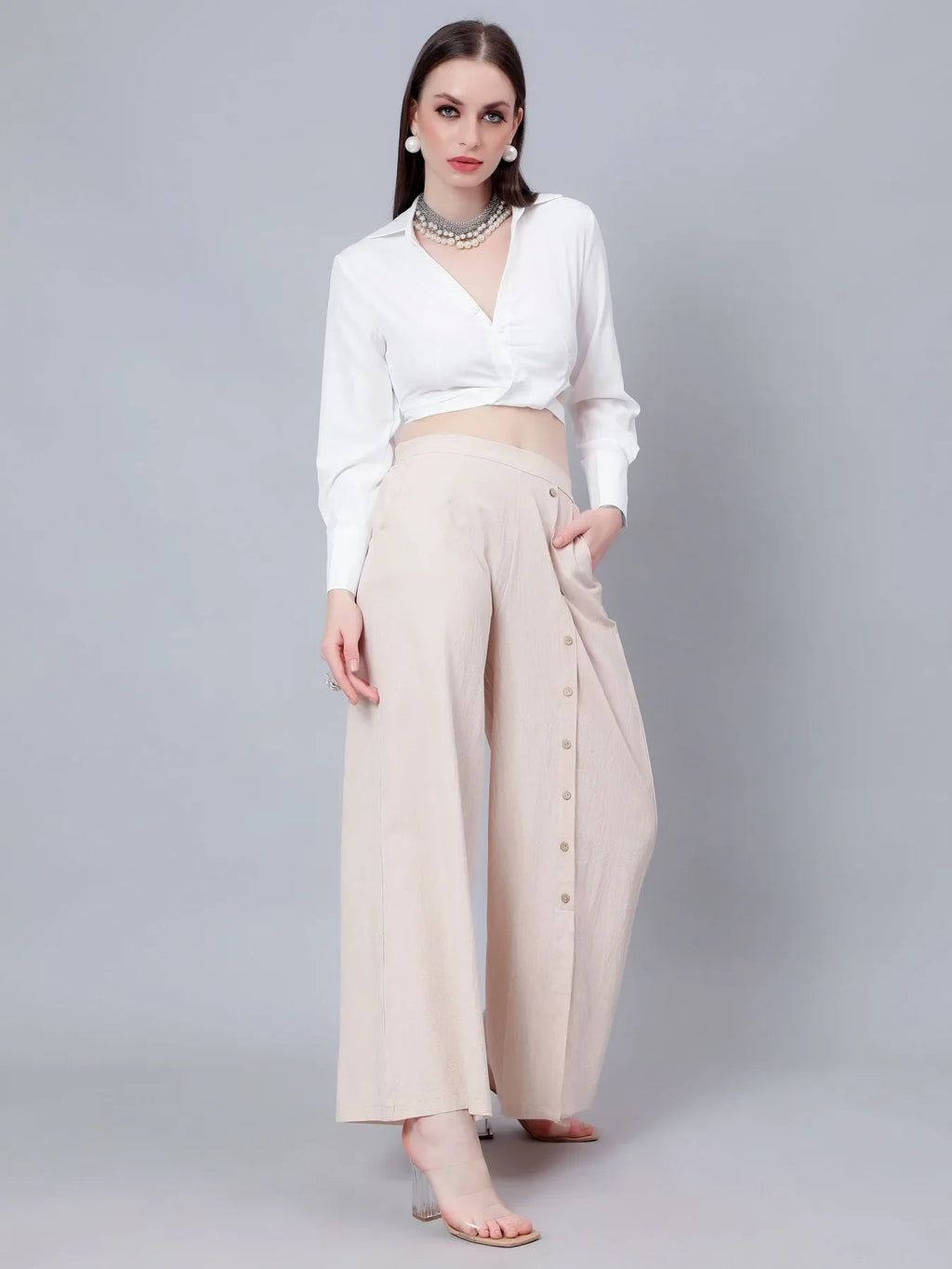 Classic Blouse & Culottes Set