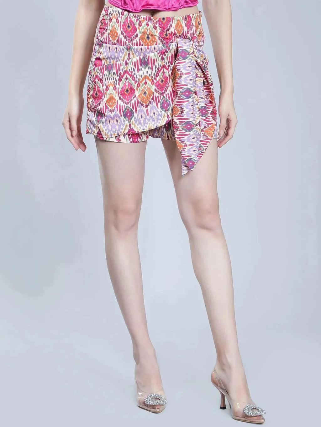 Front Wrap Tieup Shorts