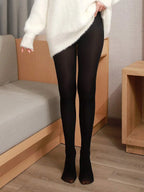 Black Opaque Stockings