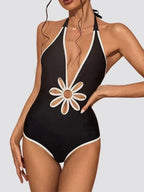 Cut Out Halter Monokini
