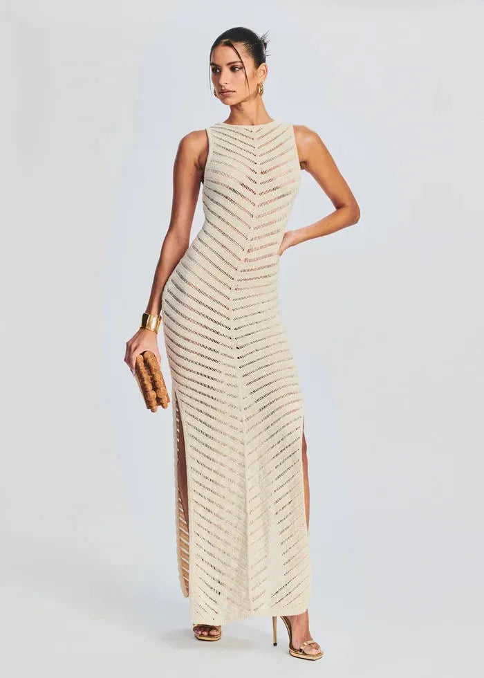 Crocheted Knit Cover Up