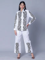 Elegant Printed Two-Piece Set